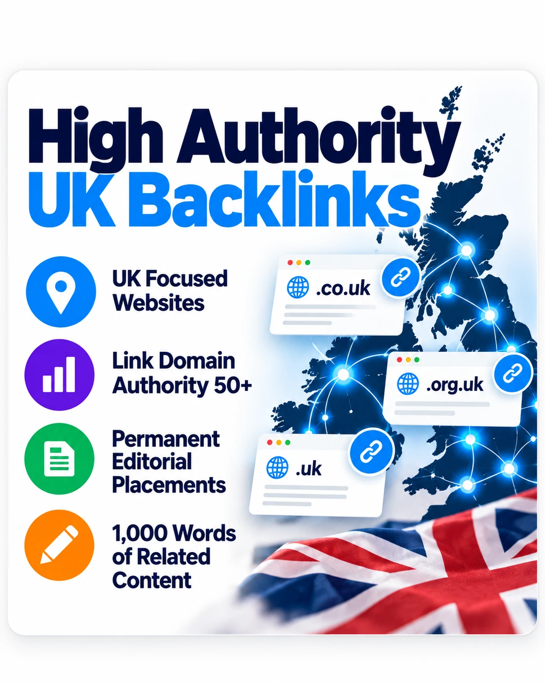 High Authority UK Backlinks service