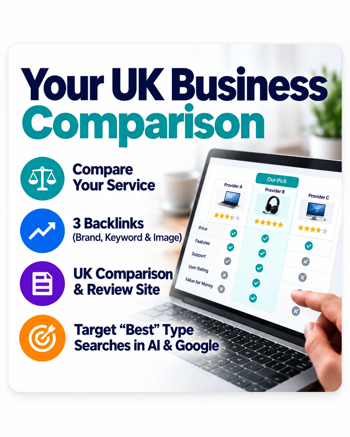 UK Business Comparison editorial service